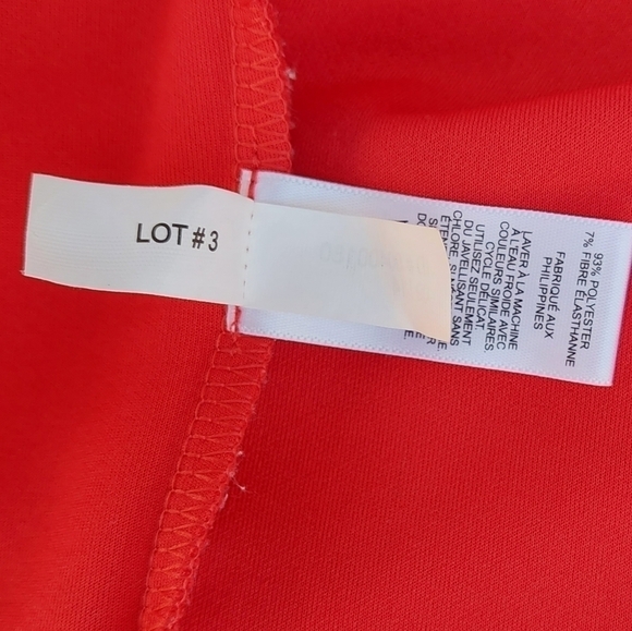 Express cherry red crop Top size xs - Picture 7 of 7